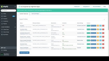 EZ Exporter Shopify App - Easily create custom CSV exports of your Shopify orders