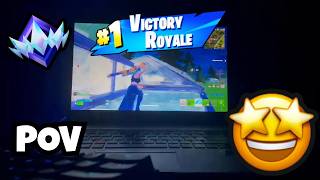 Insane Fortnite Reload On laptop POV| Keyboard And Mouse ASMR..
