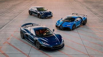 Porsche ( Rimac + Bugatti ) = ????!!!!🔥⚡  The Story behind the Rimac company and the join venture