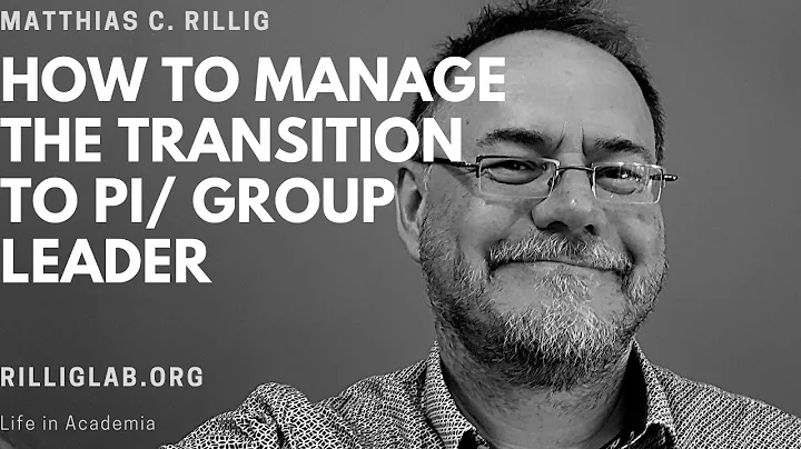 How to manage the transition to PI/ group leader. #postdoc #phd #assistantprofessor