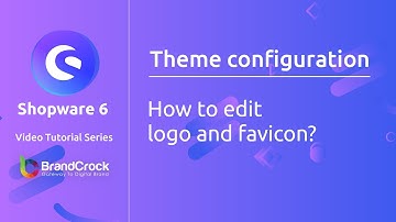 Shopware 6 tutorials : How to Edit logo and favicon?