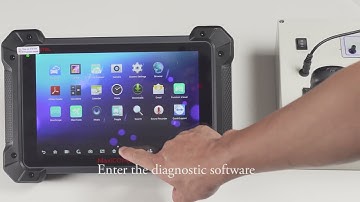 Autel Bluetooth VCI Work with MaxiCOM MK908 Test Video