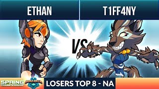 Ethan vs T1FF4NY - Losers Top 8 - Spring Championship NA 1v1