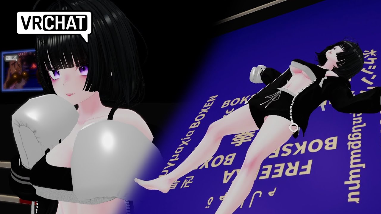 Learning the tough fight VRchat POV BOXING