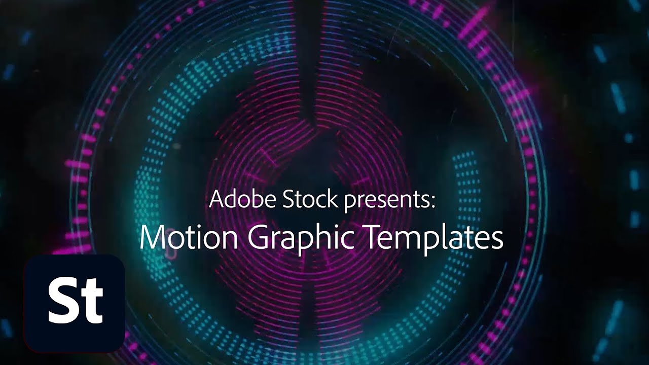 Motion Graphic Templates from Adobe Stock Adobe Creative Cloud YouTube