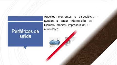 Los Periféricos Y Sus Clases