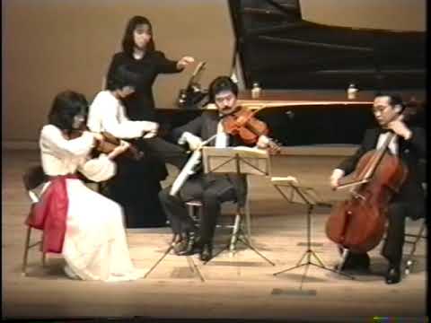 W.A. Mozart: Piano Quartet No.1 in G minor K478, performed in 1989.1.28