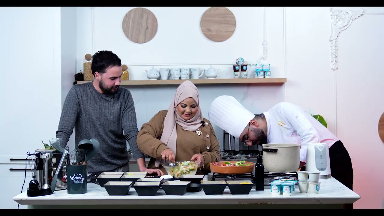 دبارة اليوم 15 من رمضان مع الشاف : كوشة علوش و سلاطة روز و شربة بصل