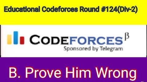 B. Prove Him Wrong | Educational Codeforces Round 124 (Div. 2) | Peoblem Solve Bangla in cpp |