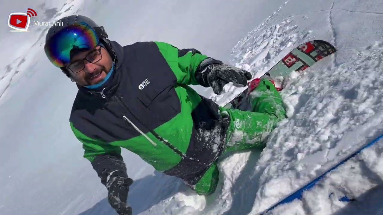 Önder abi ve Ercan la Sağ Sakallığa İndik Ottoman Erciyes Kayak Merkezi