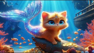 😻 Maya Cat Mermaid Story (2): Furry Friend Cat's Tale😻 #cat by Dela_Graphi 244 views 4 days ago 1 minute, 2 seconds