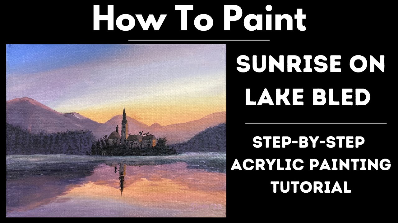 Seascape Acrylic Painting For Beginners Step By Step