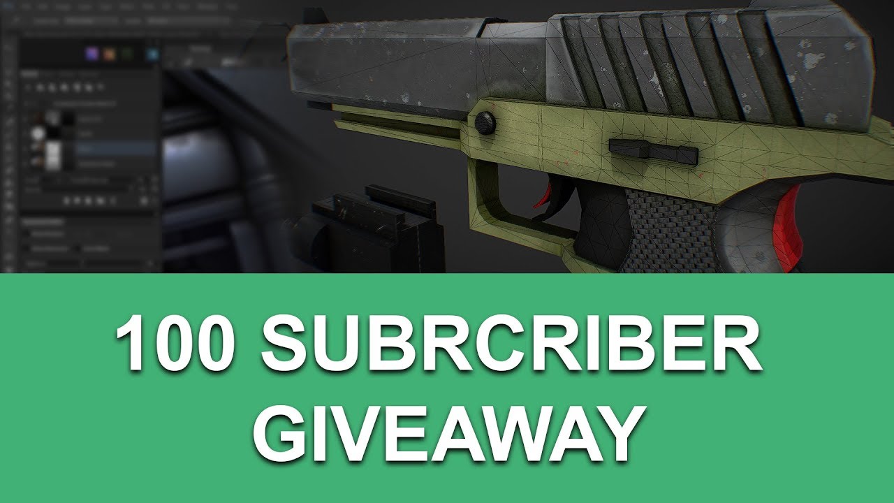 100 Subscriber free 3d model giveaway 