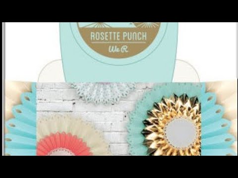 Tuesday Morning. We R Memory Keepers. Rosette Punch Review.