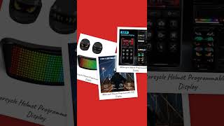 Motorcycle Helmet Programmable LED Display