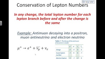 Conservation Rules (Particle Physics 11)