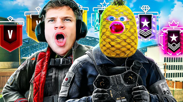2v2 vs EVERY Rank w/ Pineapple (Rainbow Six Siege)