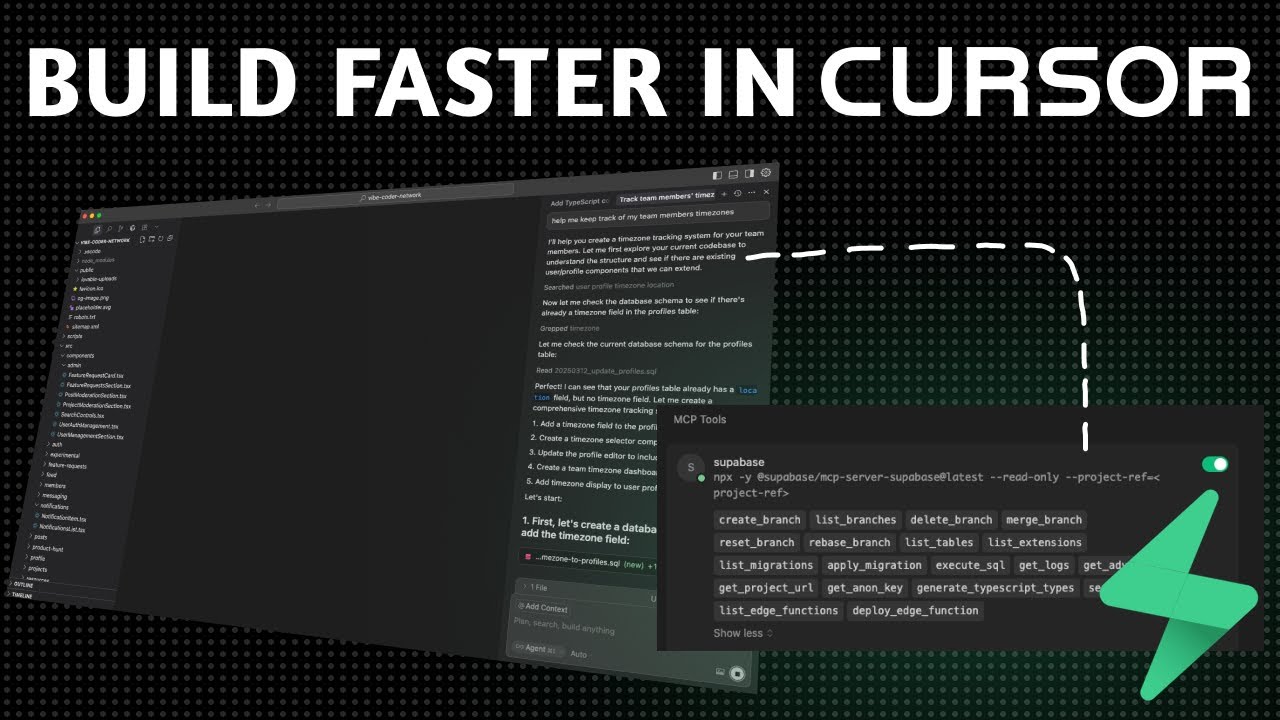 Supabase MCP with Cursor in less than 5 minutes - YouTube