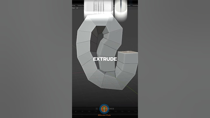 Secret Extrusion Shortcuts in Blender!