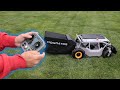 Rc lawn mower  100 remote controlled lawn mowrator