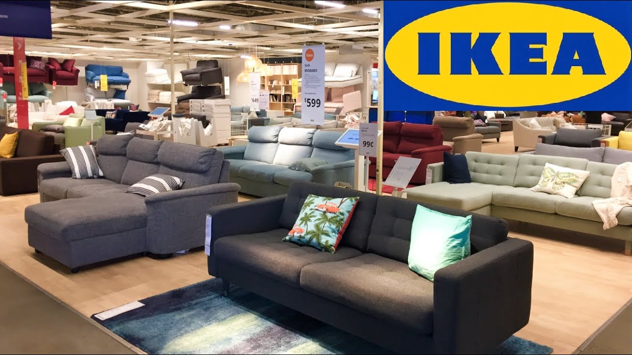 IKEA REOPEN HOME FURNITURE SOFAS COUCHES ARMCHAIRS SHOP WITH ME VIRTUAL