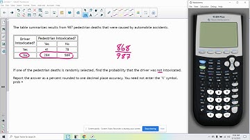 MAT106: Chapter 3 (Probability) - Pedestrian/Driver Problem