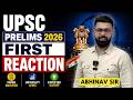 UPSC Prelims 2026 First Reaction | Best IAS Academy in Chandigarh | Abhinav Sir