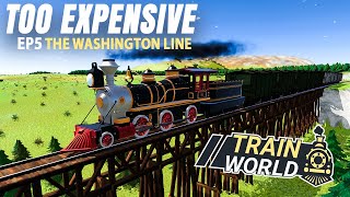 Train World Island Map #5 - We spend a little too much on the next leg of our line