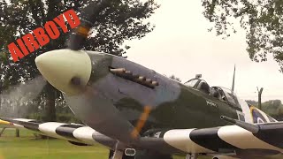Spitfires Depart For Dame Vera Lynn Flypast Over Ditchling