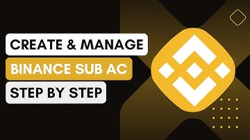 How To Create And Manage Binance Sub-Accounts !
