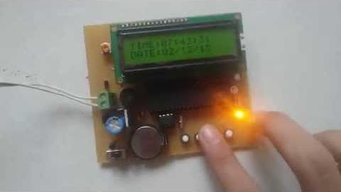 ĐỒNG HỒ BÁO THỨC - ĐỒNG HỒ THỜI GIAN THỰC - DÙNG PIC 16F877A VA DS1307