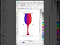 Glass design in CorelDRAW :- Tip &amp; Trick #viral #viralshorts #short #tips