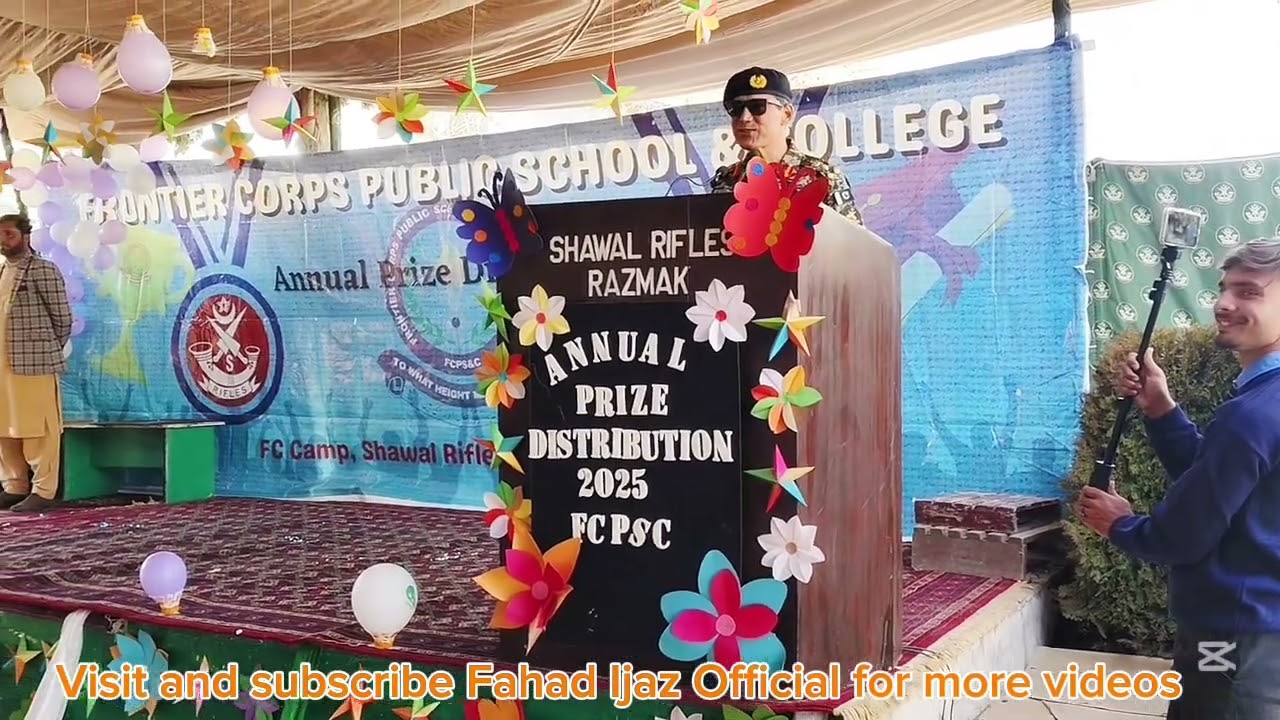 Brigadier Muhammad Tayyeb(Chairman FCPSC Razmak North Waziristan )