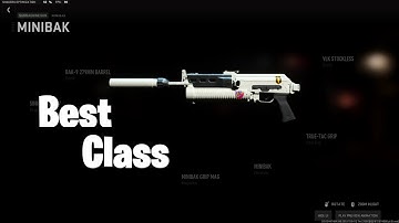 *NEW* BEST MINIBAK CLASS in MODERN WARFARE 2! (Best Minibak Class Setup)