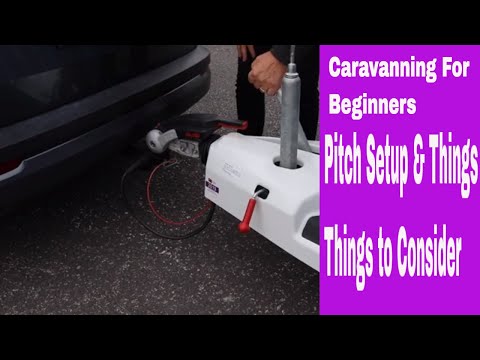 Caravan Pitch Setup