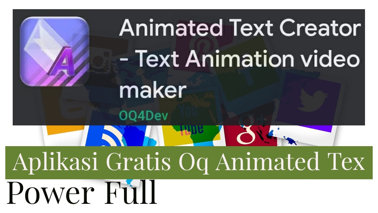  Aplikasi  Untuk Membuat  Animasi  Text Video Gratis Full 