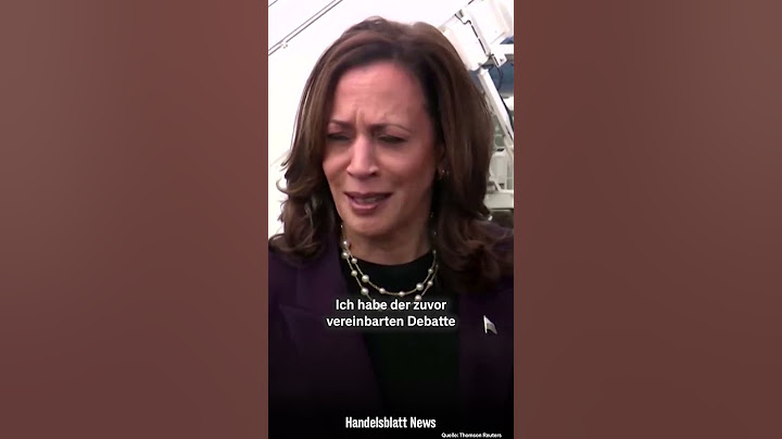 Kamala Harris fordert TV-Duell mit Trump  – doch der Republikaner lehnt ab