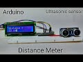 How to Make a Ultrasonic Distance meter using Arduino & Ultrasonic sensor (SR04) | Tapas Lab