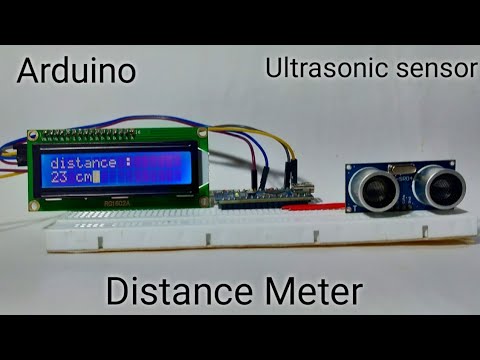 How to Make a Ultrasonic Distance meter using Arduino & Ultrasonic ...