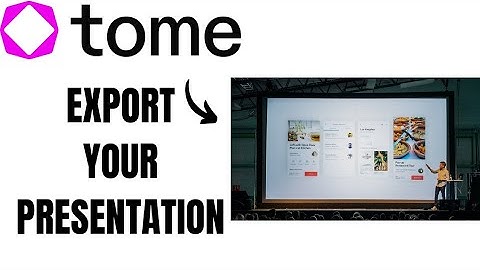 How to Save and Export Presentation on Tome AI (FULL GUIDE)