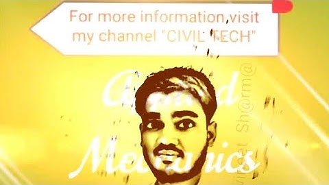 Applied Mechanics @ Moment - topic -3