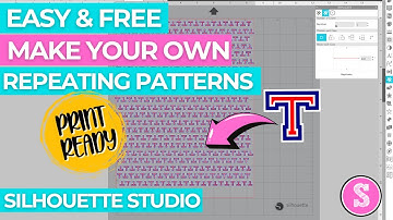 Snel en gratis! Eenvoudige herhalende patronen in Silhouette Studio