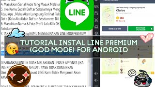 Tutorial Instal LINE MOD Premium (With GOD MODE) NO ROOT WORK 100% Tutorial Instal LINE MOD Premium (With GOD MODE) NO ROOT WORK 100%