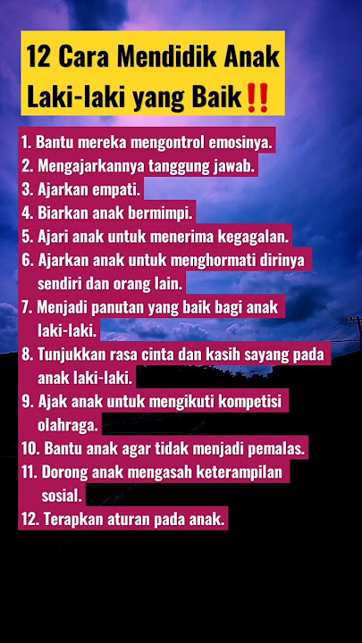 12 Cara Mendidik Anak Laki-laki #shorts #storywa #tips