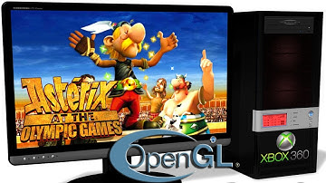 XENIA Xbox 360 Emulator - Asterix at the Olympic Games (2007). Ingame. OpenGL api. Test #4
