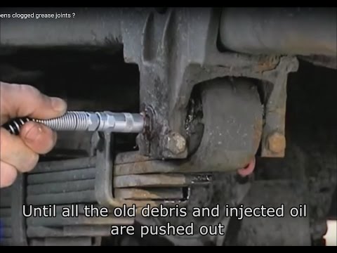 How to instantly opens clogged grease joints ?