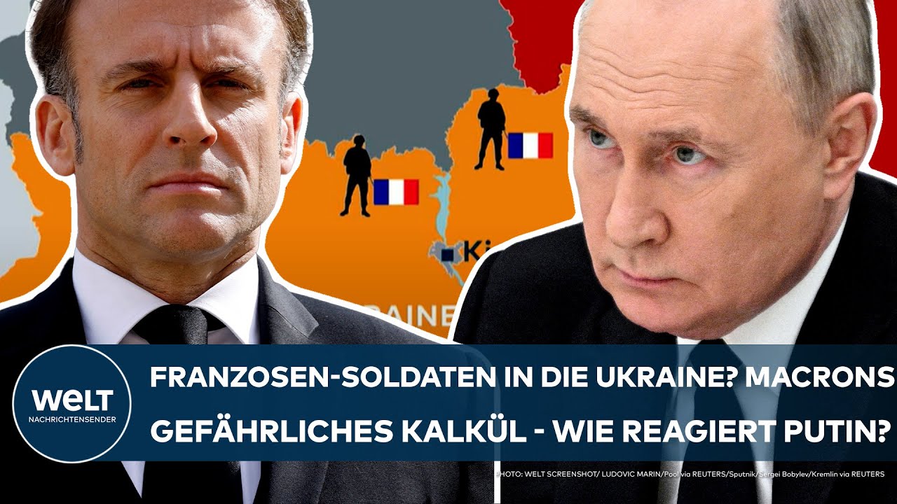 ⁣PUTINS KRIEG: Französische Soldaten in die Ukraine? Das gefährliche Kalkül von Macron