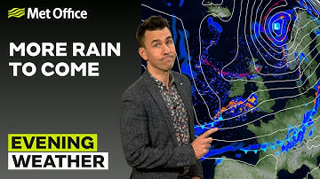 28/11/2025 - Meer regen in het zuiden - Avondweerbericht VK – Met Office Weather