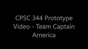 CPSC 344 Captain America Yelp Prototype W13