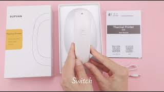 Supvan Portable Label Printer included Items